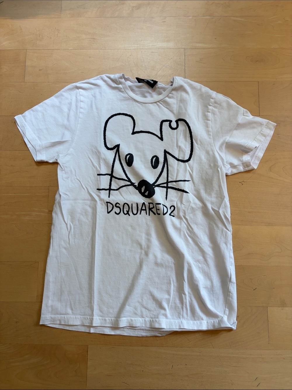 DSQUARED2 White Kids Graphic Mouse Tee Sz 12y